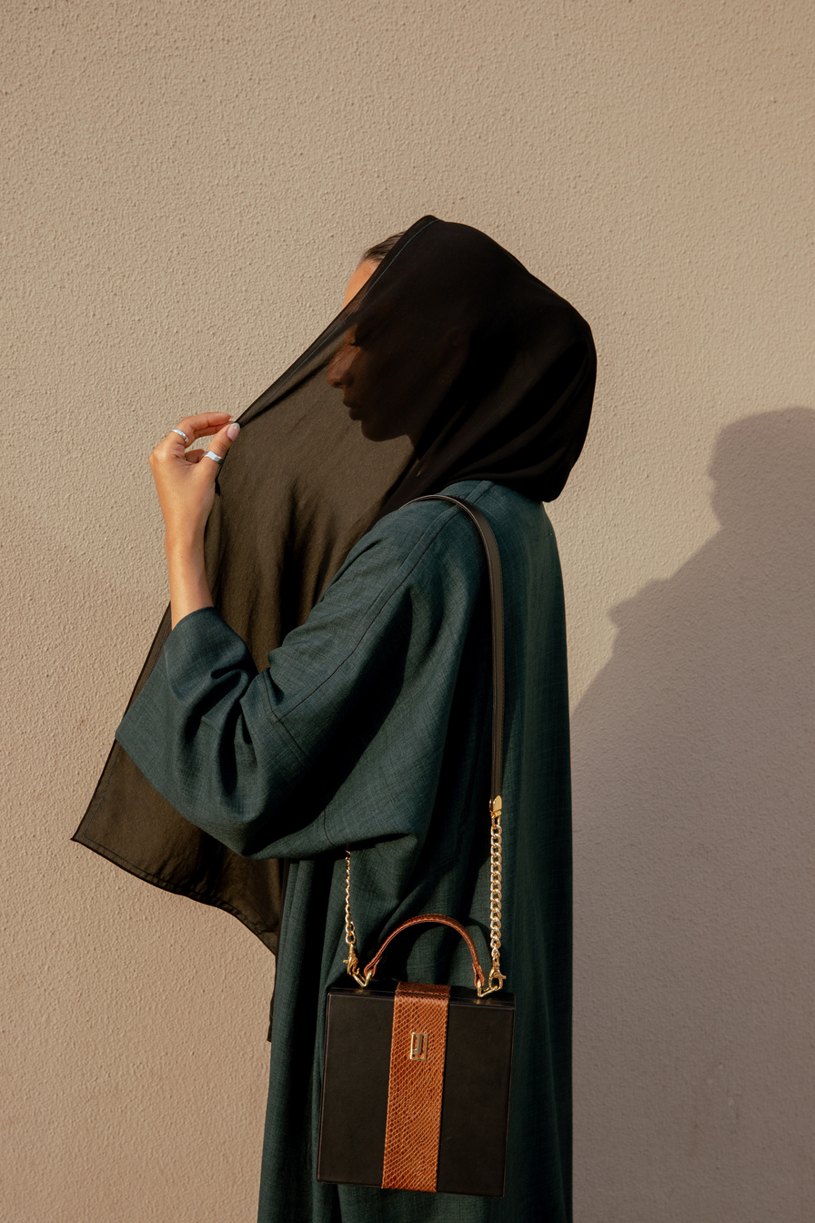Woman in Hijab and Abaya